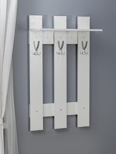 Вешалка настенная LETTA Ультра, Белое тиснение