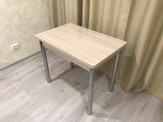 Стол обеденный раздвижной, 90х60(120) см, светлый No Brand