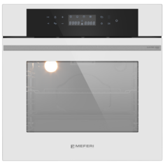 Встраиваемый электрический духовой шкаф Meferi MEO606WH U белый No Brand