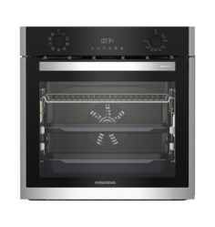 Встраиваемый электрический духовой шкаф Grundig GEBM19301BC черный, серебристый