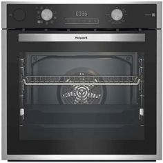 Встраиваемый электрический духовой шкаф HotPoint FE9 S831 JSH IX черный, серебристый