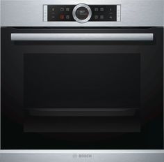 Встраиваемый электрический духовой шкаф Bosch HRG6753S2 серебристый, черный
