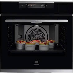 Встраиваемый электрический духовой шкаф Electrolux KOAAS31CX черный