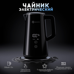 Чайник электрический Titan Electronics TELKE001 1.5 л черный
