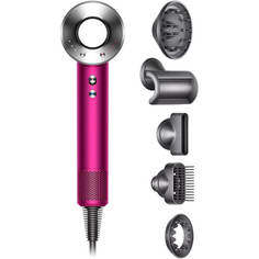 Фен Dyson Hair Dryer HD07, 1600W, черный, розовый