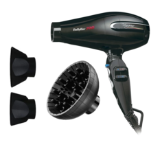 Фен BaByliss Pro BAB6600RE 2000 Вт черный + диффузор BABD11E