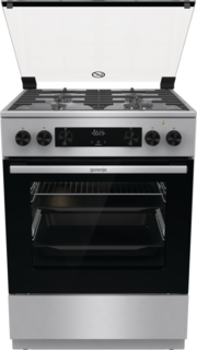 Комбинированная плита Gorenje GKS6C70XF silver