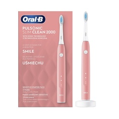 Электрическая зубная щетка Oral-B Pulsonic Slim Clean 2000 розовая