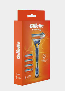 Мужская бритва Gillette Fusion5 с 4 сменными кассетами