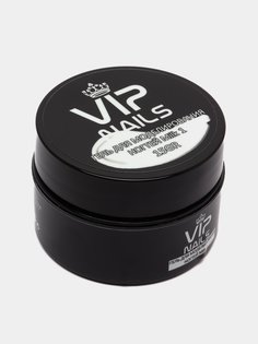 Твердый гель для наращивания и моделирования ногтей Vipnails молочный milk1 15г
