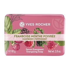 Мыло туалетное Yves Rocher для рук малина и мята 80 г