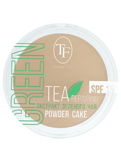 TF cosmetics Пудра Green Tea с экстрактом зеленого чая, тон 04 натуральный беж