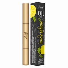 Масло для кутикулы с ароматом лимона Singi Oil Pen Nail & Cuticle Recover - Juicy Lemon