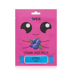 Маска для лица Weis Vitamin Face mask Lifting с экстрактом голубики 23г