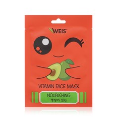 Маска для лица Weis Vitamin Face mask Nourishing с экстрактом авокадо 23г