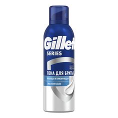 Пена Gillette Series Питающая и тонизирующая какао для бритья мужская 200 мл