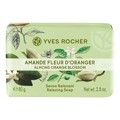 Мыло туалетное Yves Rocher для рук миндаль и флердоранж 80 г