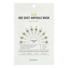 Маска тканевая для лица Eunyul One Shot Ampoule Mask с экстрактом алоэ 22 мл