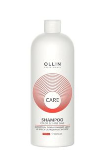 Шампунь Ollin Care Color&Shine Save Shampoo защита цвета и блеска окрашенных волос 1000 мл