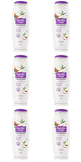 Гель для душа Iris Gentle Fruit Кокос и цветы Апельсина, 400 мл, 6 шт