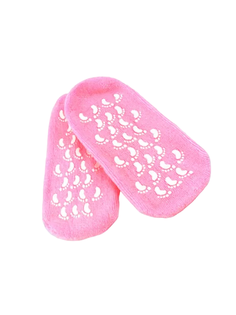 Многоразовые педикюрные гелевые силиконовые косметические спа носочки / spa носки для у... Jamila