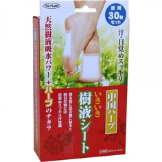 To-plan sap sheet chinese herbs маска-пластырь для ног с бамбуковым уксусом и китайскими т