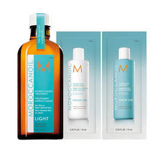 Набор MOROCCANOIL Light масло 100 мл+шампунь 10 мл+кондиционер 10 мл