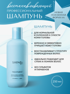 Шампунь для волос Shinetic Восстанавливающий голубой 250 мг