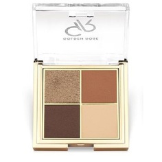 Тени Для Век Golden Rose Серии Quattro Eyeshadow Palette 04 Coffee Dream