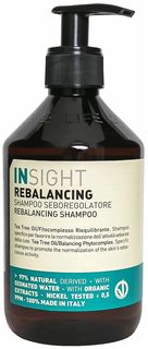 Шампунь для волос Insight Rebalancing Shampoo Seboregolatere Sebom Control Shampoo 400 мл