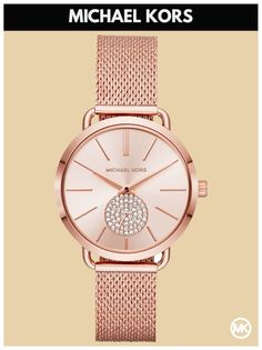 Наручные часы женские Michael Kors M3845K розовые