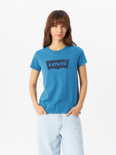 Футболка женская Levis 17369-2020, синяя, размер S Levis®