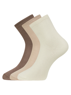 Комплект носков женских oodji 57102466T3 разноцветных 38-40