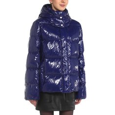 Пуховик женский Maison David MLY007 синий M