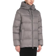 Пуховик женский Maison David MLY011-1 серый XS