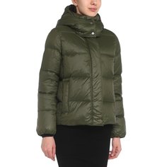 Пуховик женский Maison David MLY007-1 зеленый XS