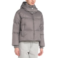 Пуховик женский Maison David MLY010-1 серый M