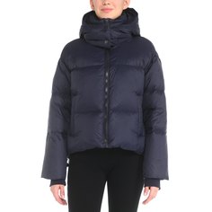 Пуховик женский Maison David MLY010-1 синий XS