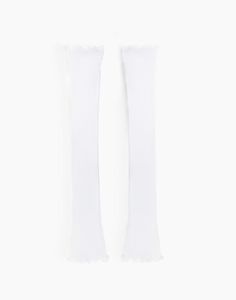 Митенки женские Gloria Jeans GAS012969 белые, 18 см