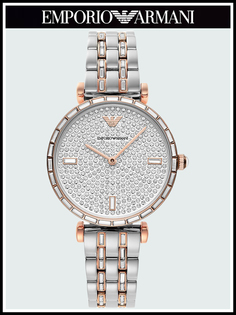Наручные часы женские Emporio Armani A11293R золотистые/серебристые