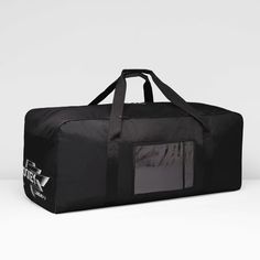 Дорожная сумка унисекс NoBrand черная, 42х95х40 см