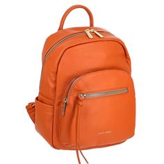 Рюкзак женский David Jones 7026-2 оранжевый, 25x11x31 см