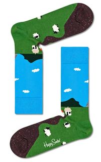 Носки унисекс Happy socks LHS01 голубые 29