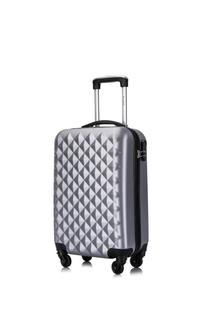 Чемодан унисекс LCase серый, 57х36.5х22 см