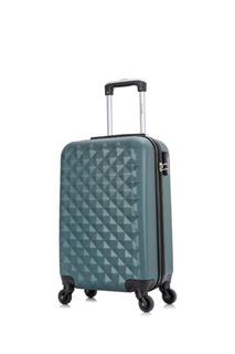 Чемодан унисекс LCase темно-зеленый, 57х36.5х22 см