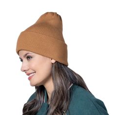 Шапка бини женская Landre АГНИЯ 26 кэмел one size