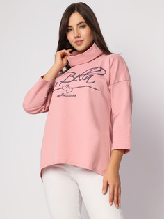 Лонгслив женский Fashion Margo ДЖ042 розовый 54 RU