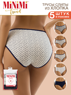 Комплект трусов женских Minimi 2221-22-5CE синих XL