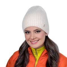 Шапка бини женская Landre МАРИСОЛЬ 03 светло-бежевая, one size