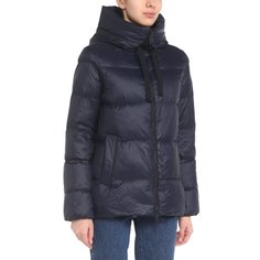 Пуховик женский Maison David MLY011-1 синий XS